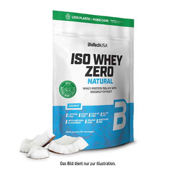Iso Whey Zero Natural Getränkepulver auf Basis von Molkeproteinisolat - 1816 g